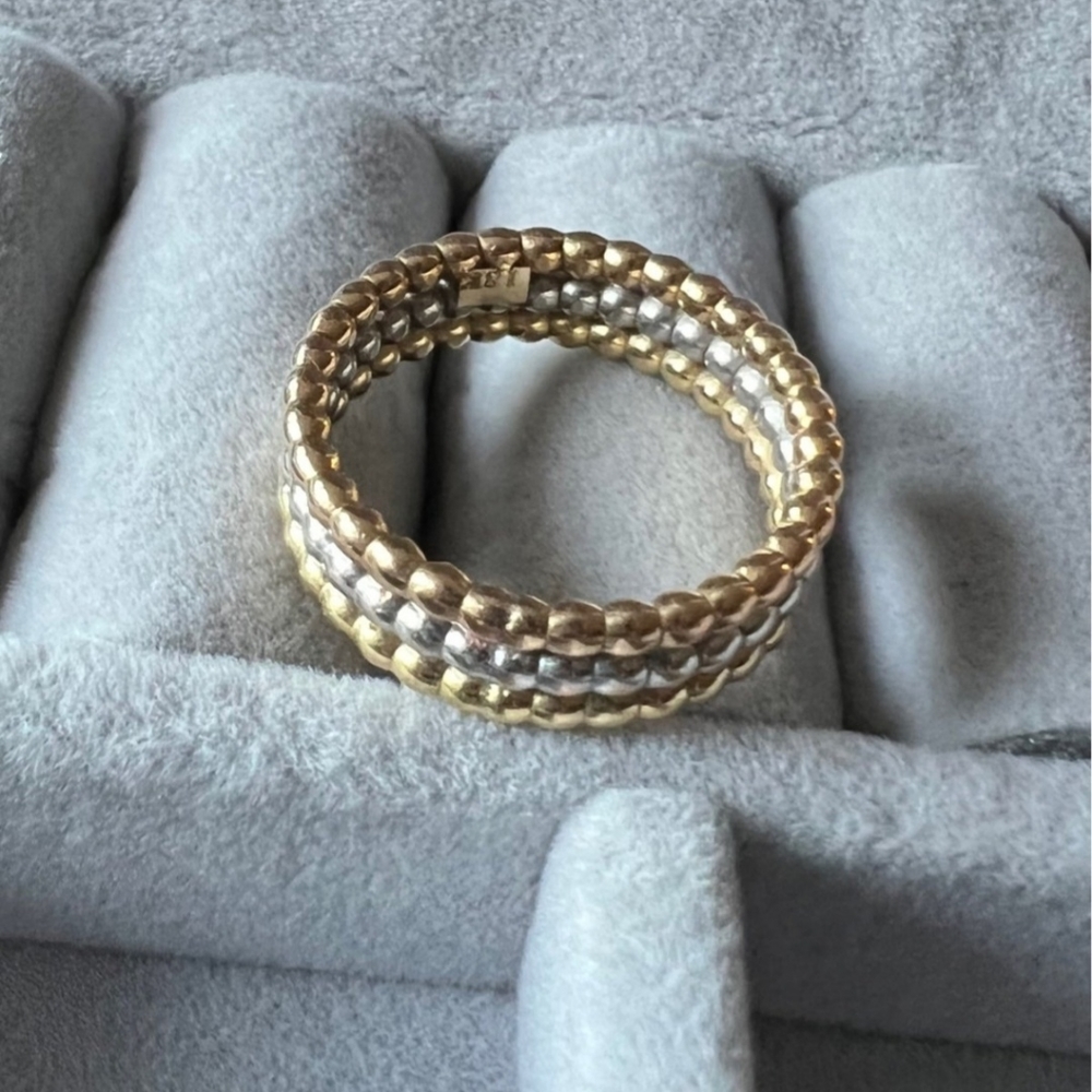 18k solid gold ring - Picture 4 of 4